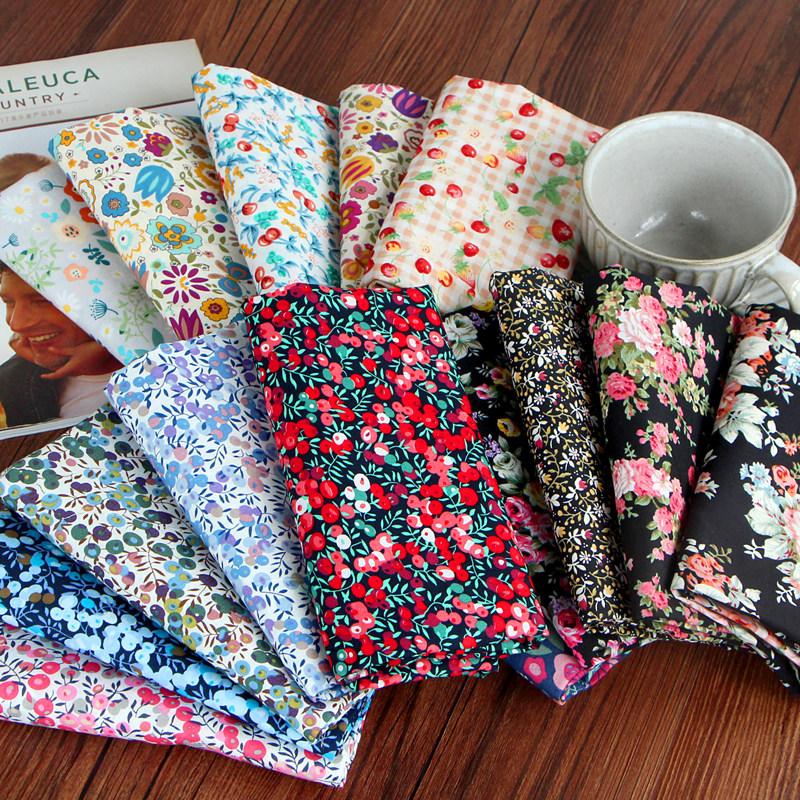 Quilt Cotton Summer - 50cm x 150cm pastoral flower summer