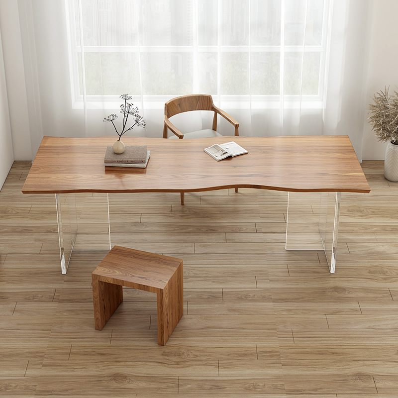 Home & Hotel Textiles Private Limited - Nordic Luxury Acrylic Solid Wood Desk