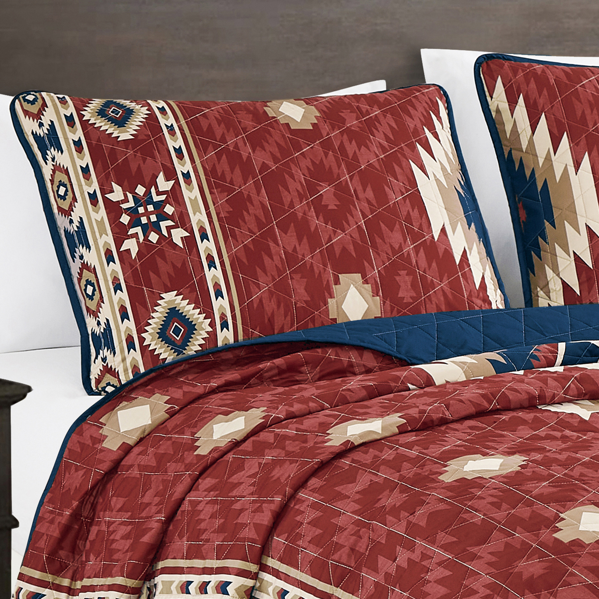 Southwestern Aztec Reversible  - Quilt Cotton Summer reseña y precio