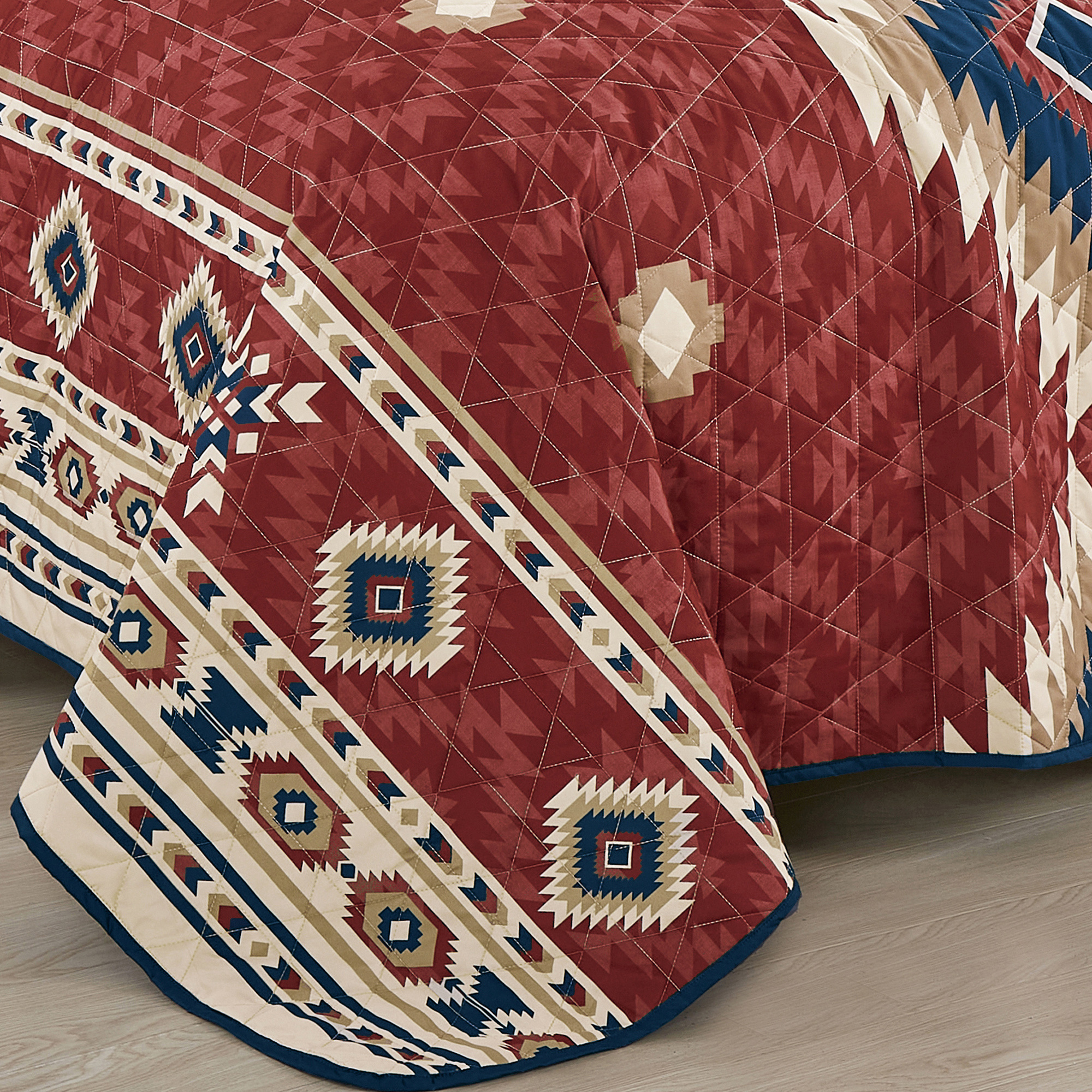 Southwestern Aztec Reversible  - Quilt Cotton Summer reseña y precio