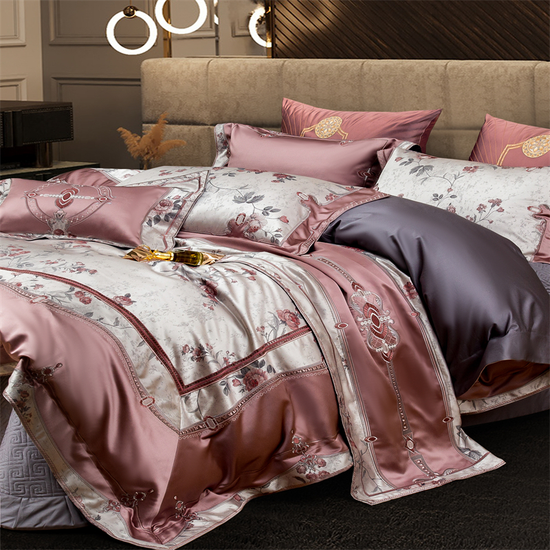Chic Rose Flowers Jacquard Sat - Home Textiles Europe reseña y precio