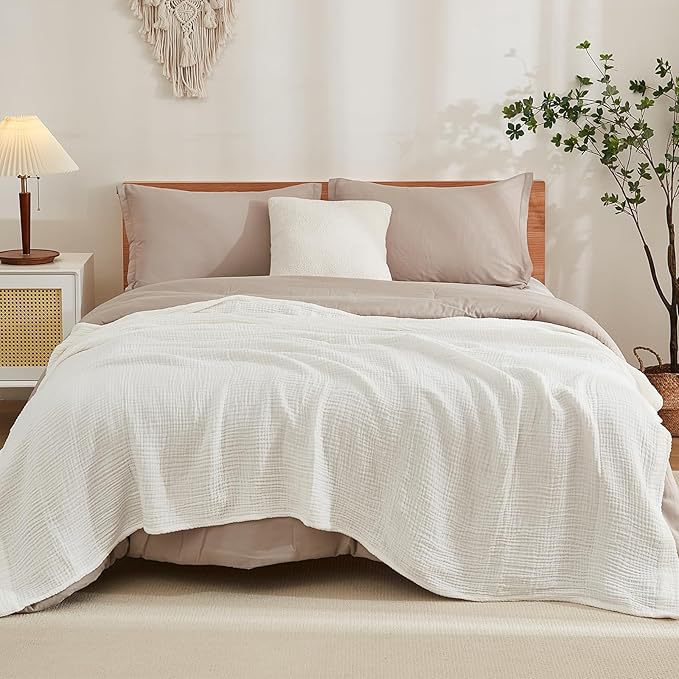 100% Cotton Muslin Blanket For - Quilt Cotton Summer reseña y precio