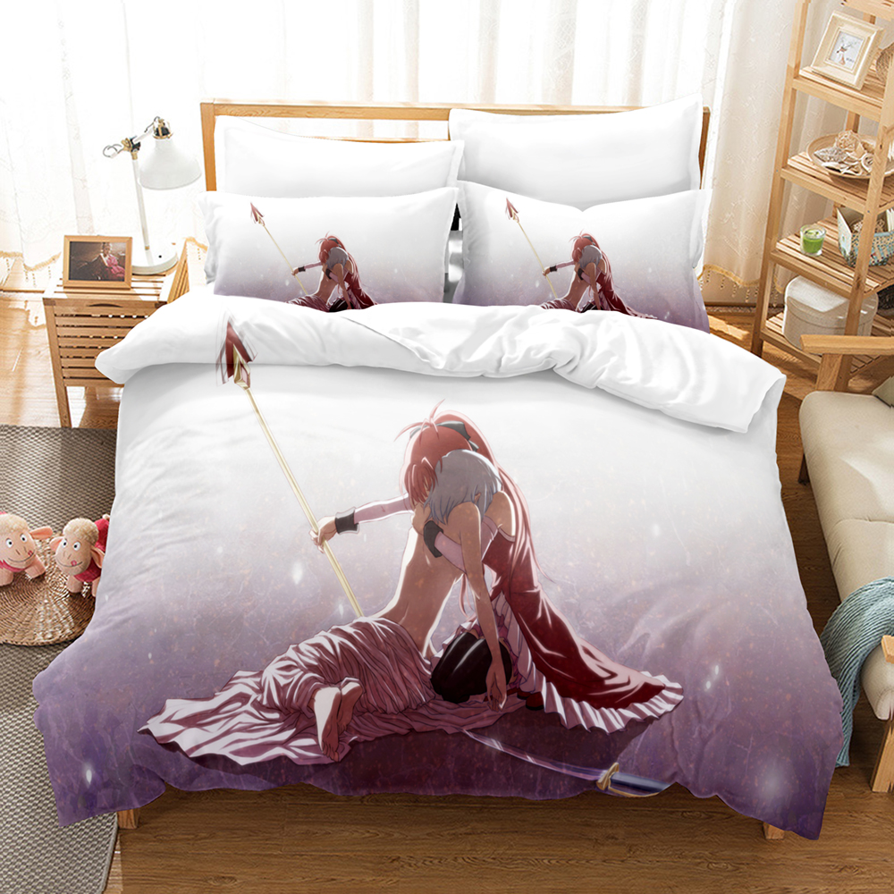 Kawaii Anime Puella Magi Madok - Linen Duvet Cover reseña y precio