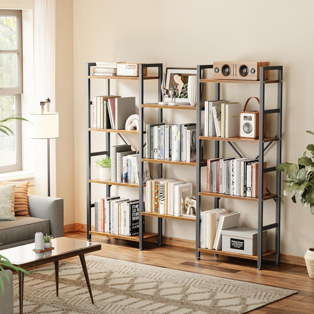 Triple Bookshelf with 11 Open  - Home & Hotel Textiles Private Limited reseña y precio