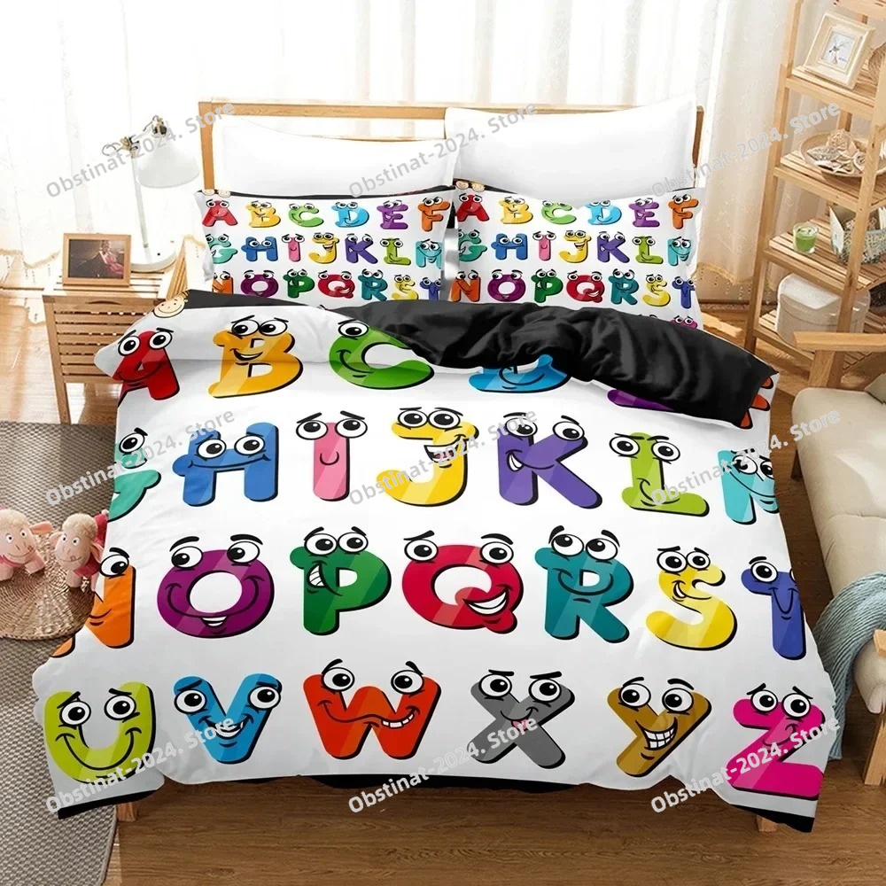 2023 Alphabet Lore Bedding Set - Linen Duvet Cover reseña y precio