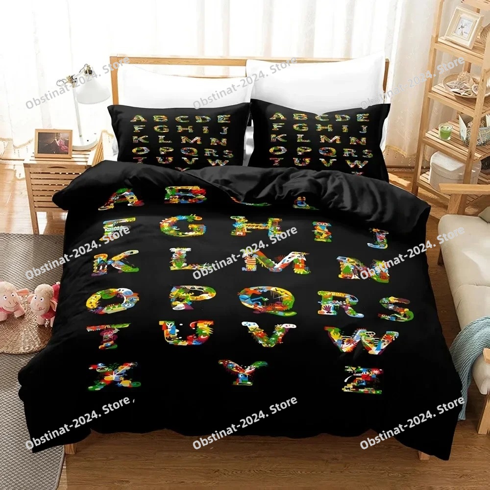 2023 Alphabet Lore Bedding Set - Linen Duvet Cover reseña y precio