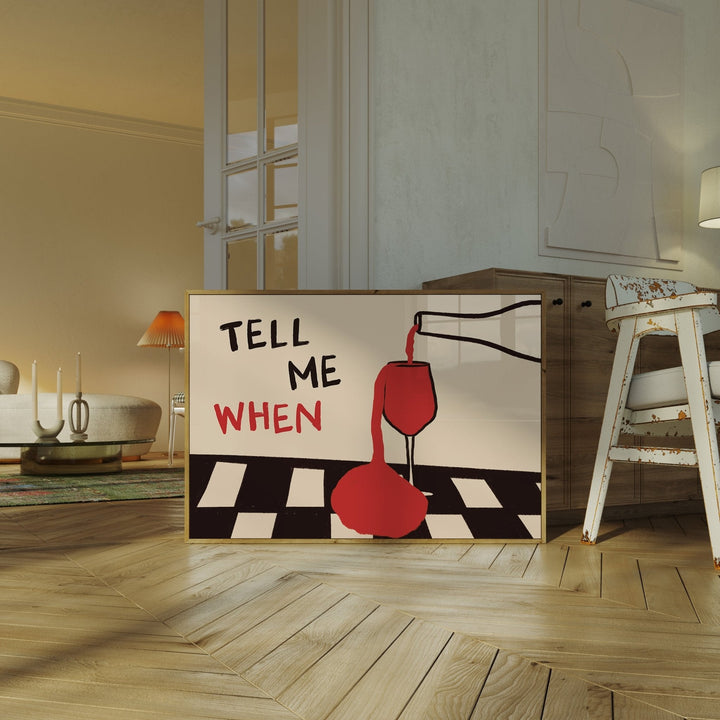 Vintage Tell Me When Drink Can - Vintage Home Textiles reseña y precio