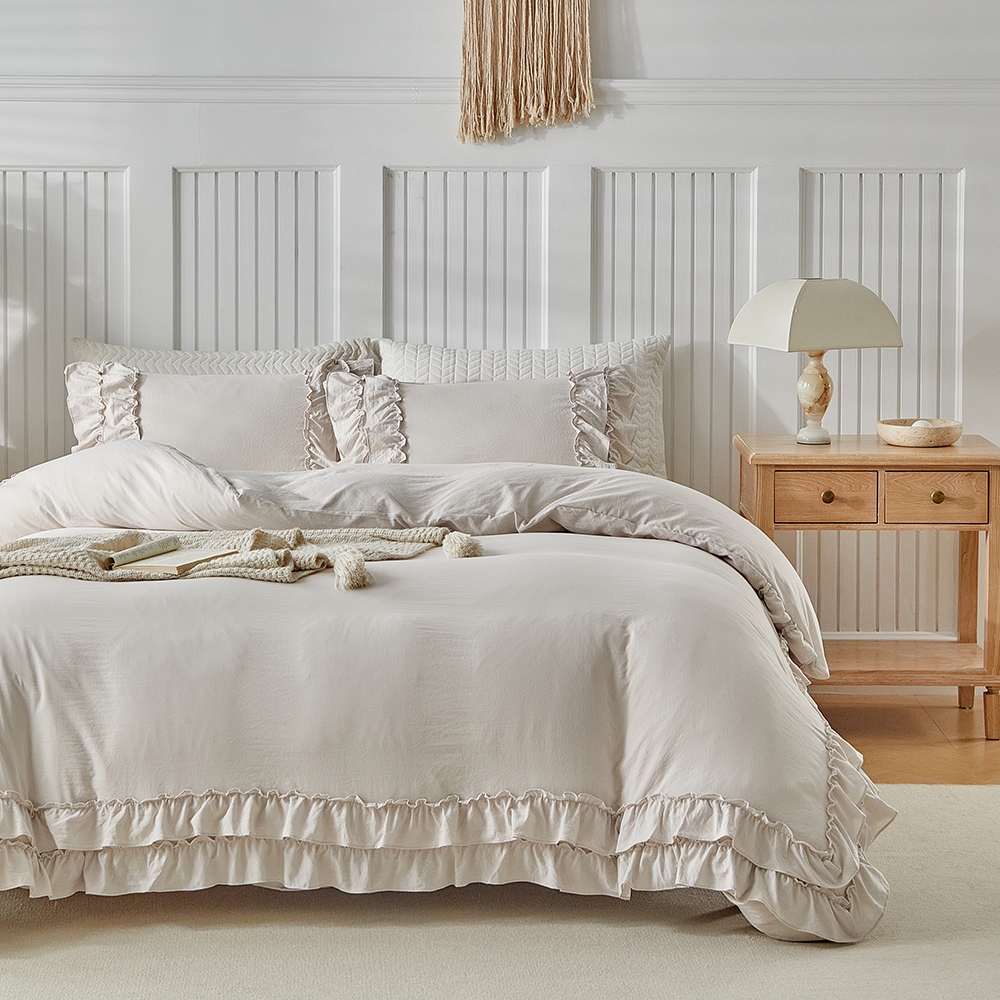 Duvet Cover Bedding Set Twin F - Linen Duvet Cover reseña y precio