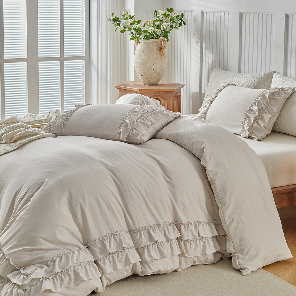 Duvet Cover Bedding Set Twin F - Linen Duvet Cover reseña y precio