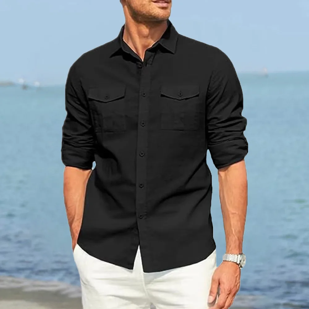 Autumn New Men's Pure Color Sh - Quilt Cotton Summer reseña y precio