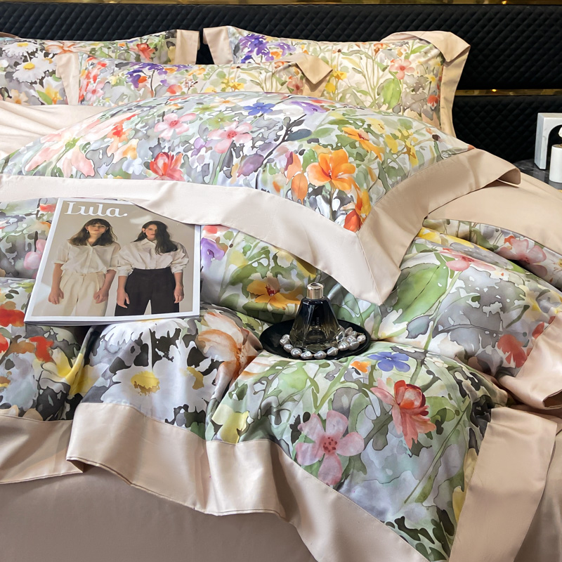 Floral Print 600TC Egyptian Co - Home Textiles Europe reseña y precio
