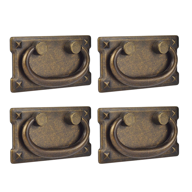 4Pcs Vintage Antique Bronze Dr - Vintage Home Textiles reseña y precio