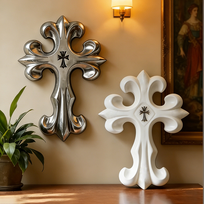 Retro Cross Wall Decor Gothic  - Vintage Home Textiles reseña y precio