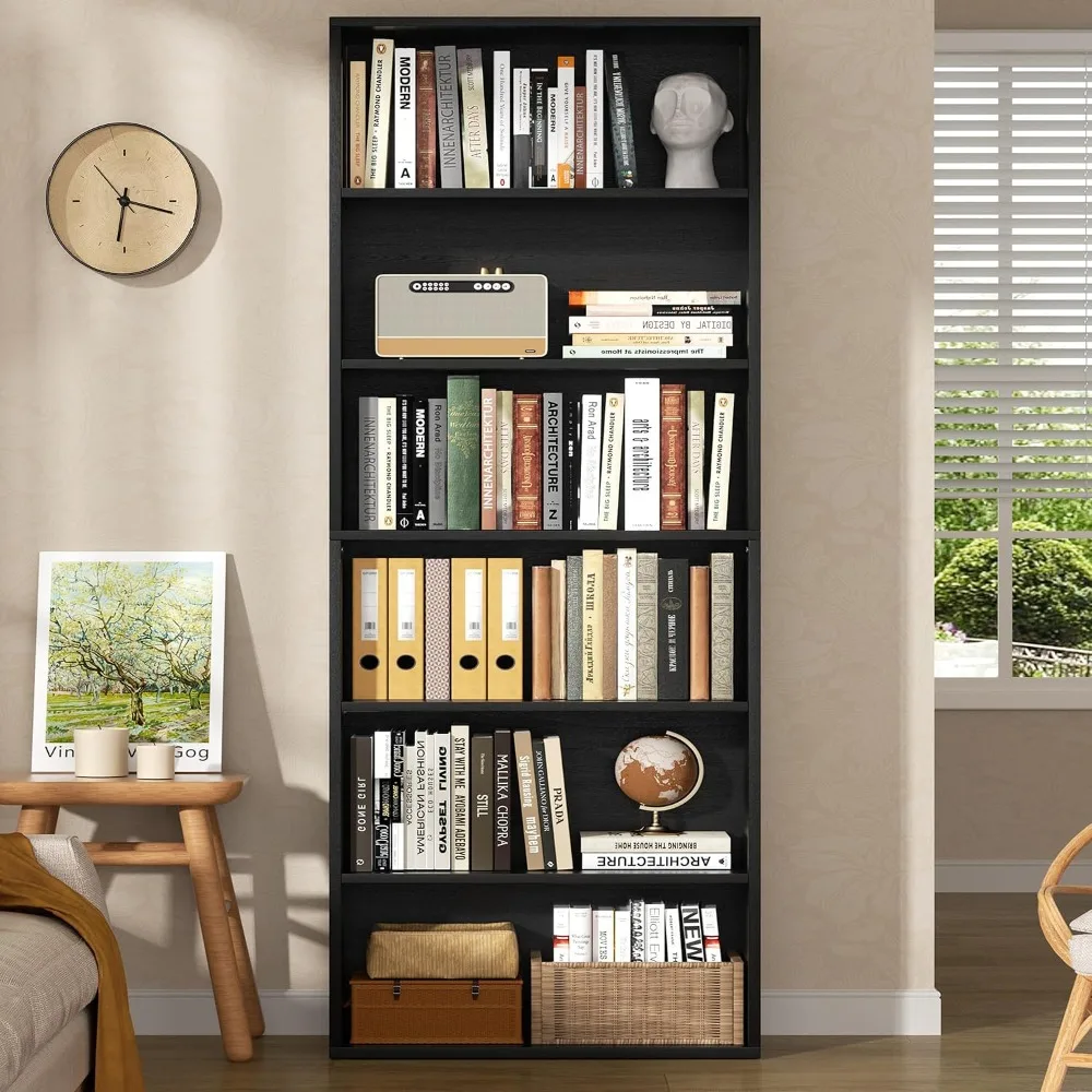 6-Tier Tall Open Bookcase, 70. - Home & Hotel Textiles Private Limited reseña y precio