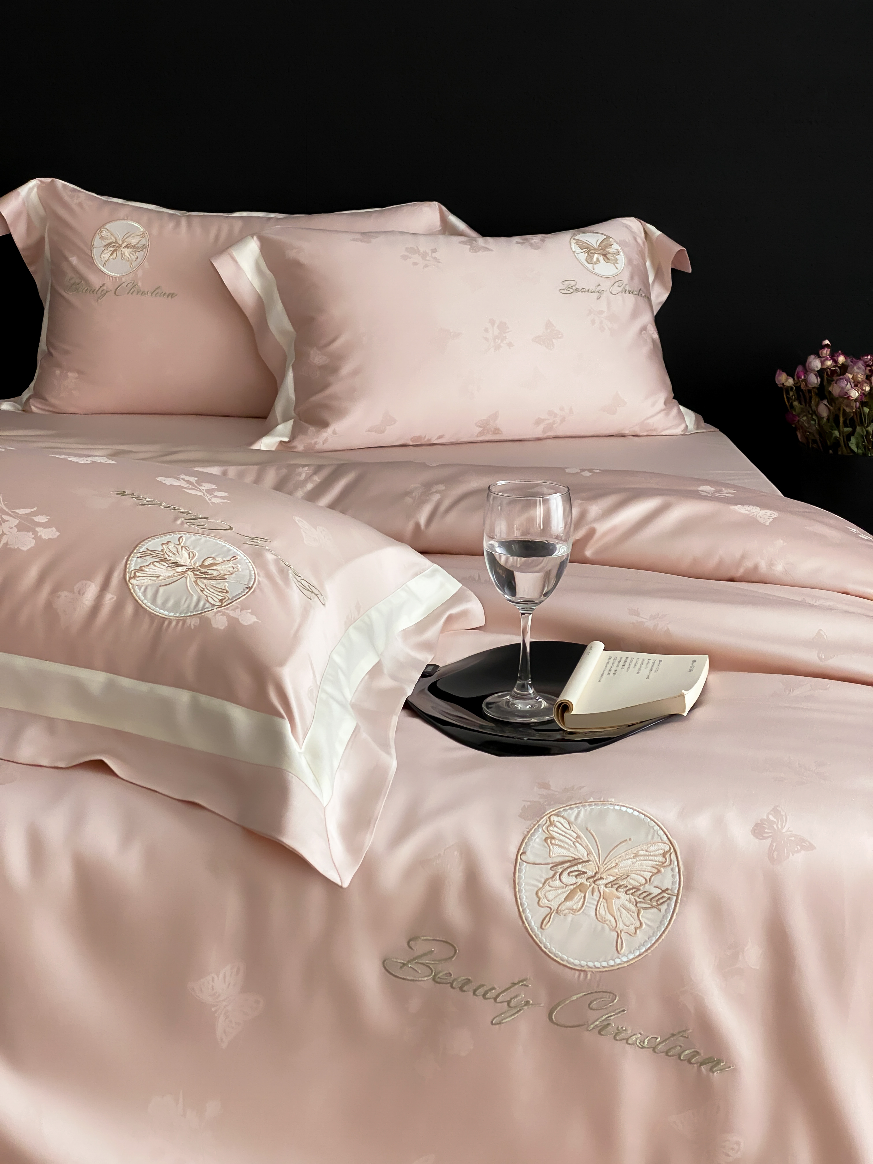 French Pastoral Floral Bedding - Linen Duvet Cover reseña y precio