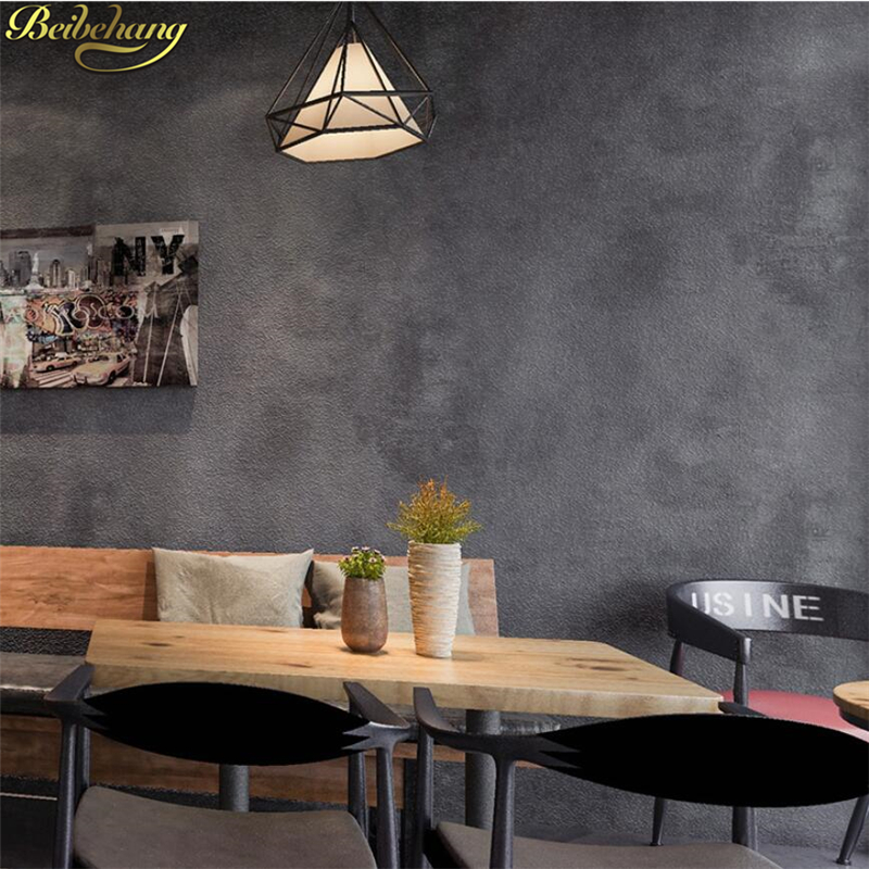 Retro cement gray wallpapers p - Home Textile Industry reseña y precio