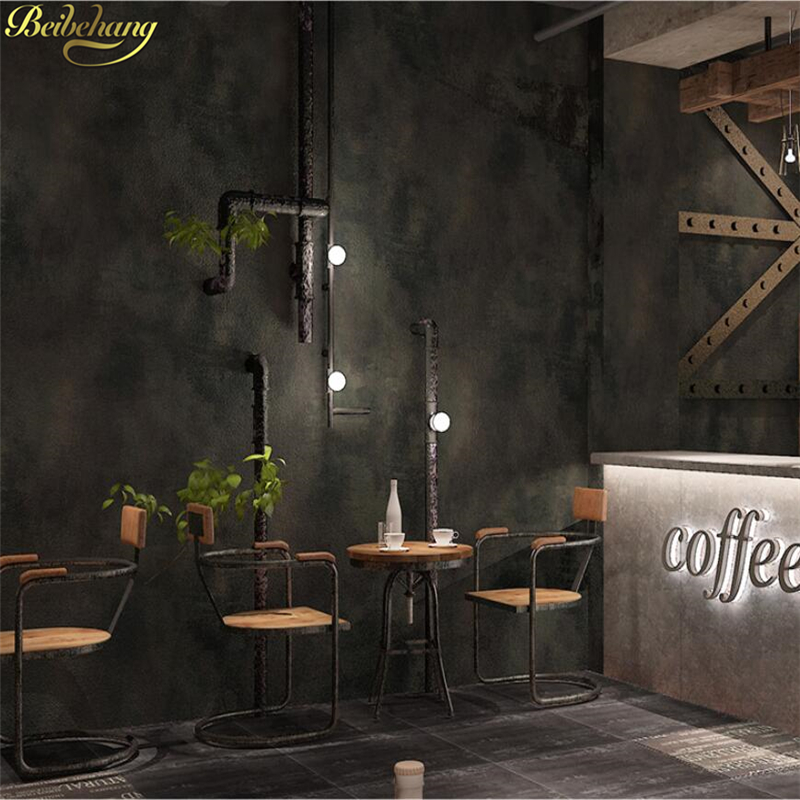 Retro cement gray wallpapers p - Home Textile Industry reseña y precio
