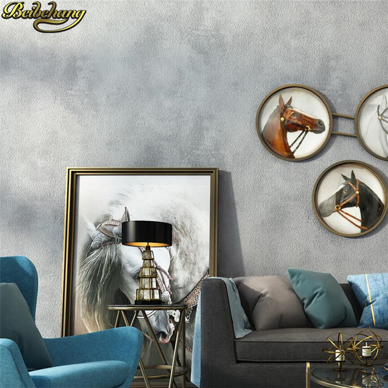 Retro cement gray wallpapers p - Home Textile Industry reseña y precio