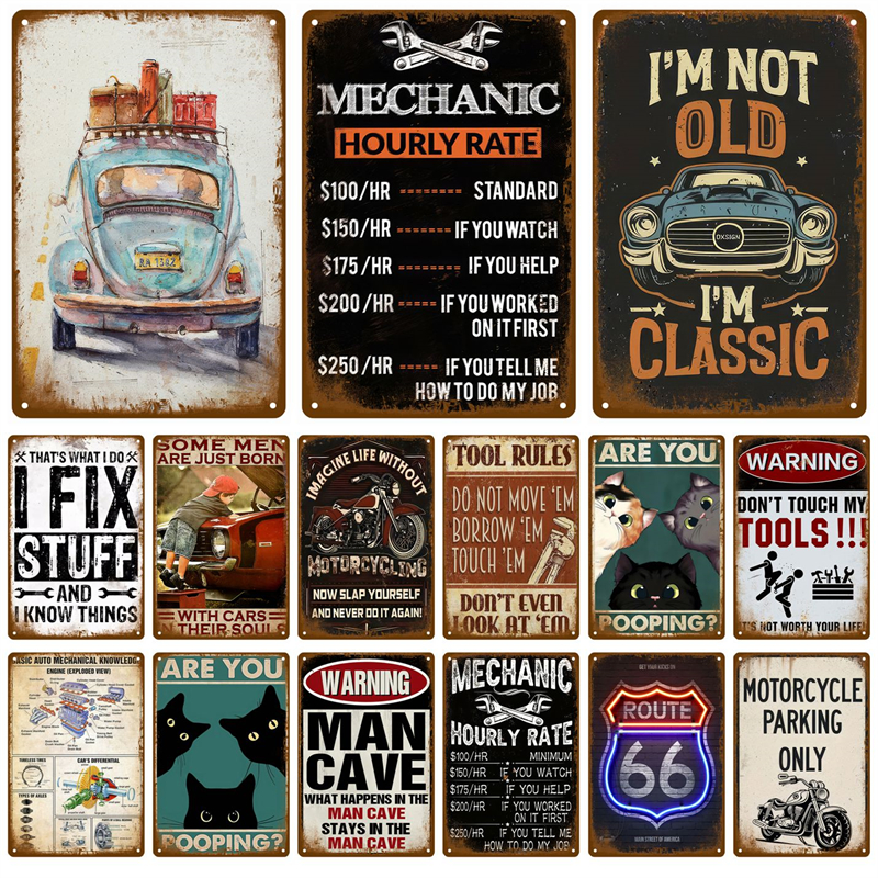 Vintage Metal Plate Tin Sign P - Vintage Home Textiles reseña y precio