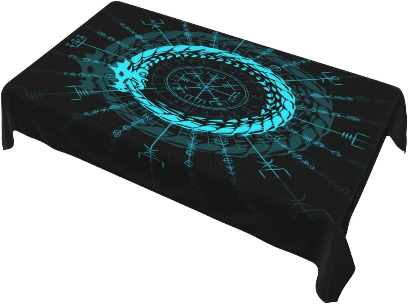 Viking Dragon Symbol Tableclot - Home Textiles Premium reseña y precio