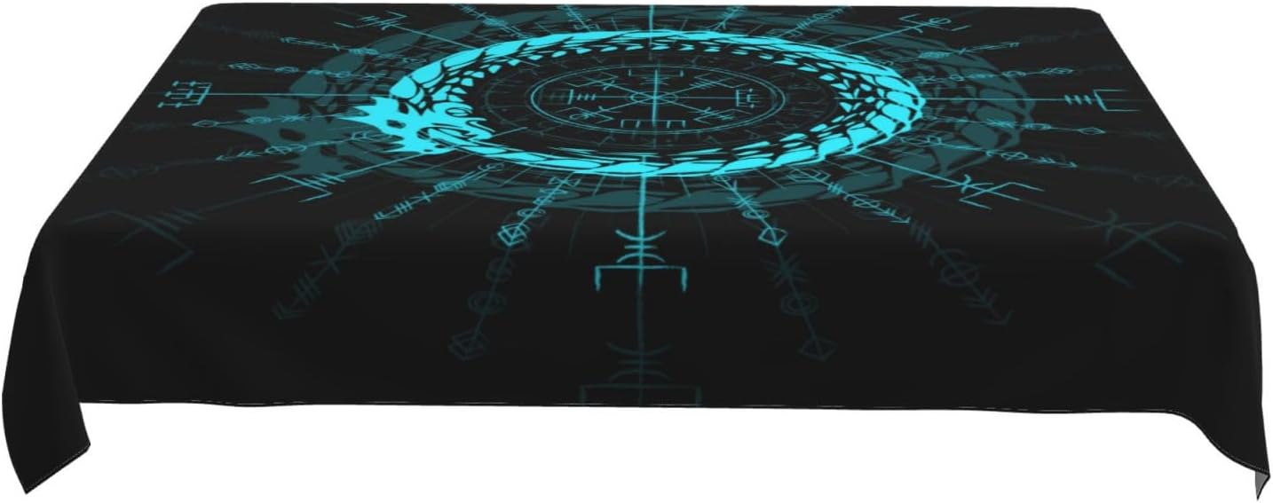 Viking Dragon Symbol Tableclot - Home Textiles Premium reseña y precio