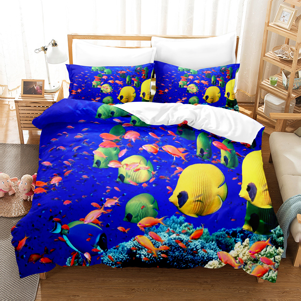 3D Print Undersea World Bed Li - Linen Duvet Cover reseña y precio