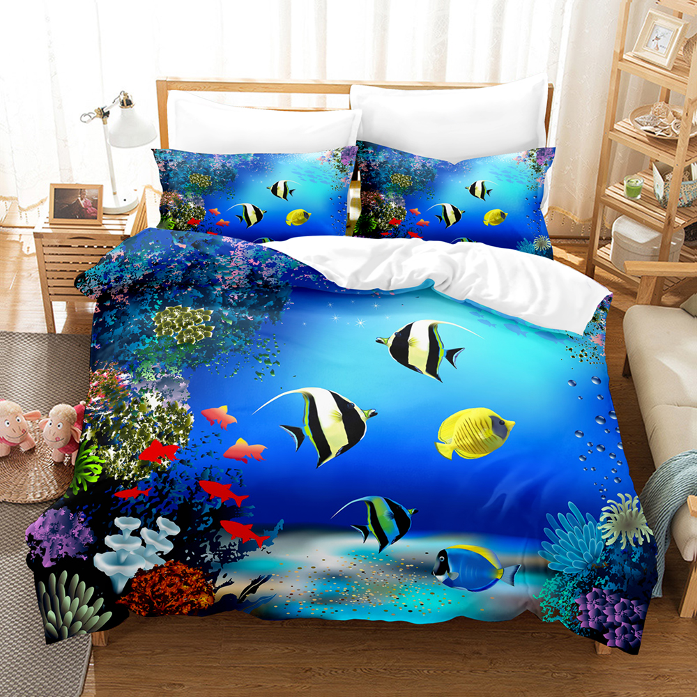 3D Print Undersea World Bed Li - Linen Duvet Cover reseña y precio