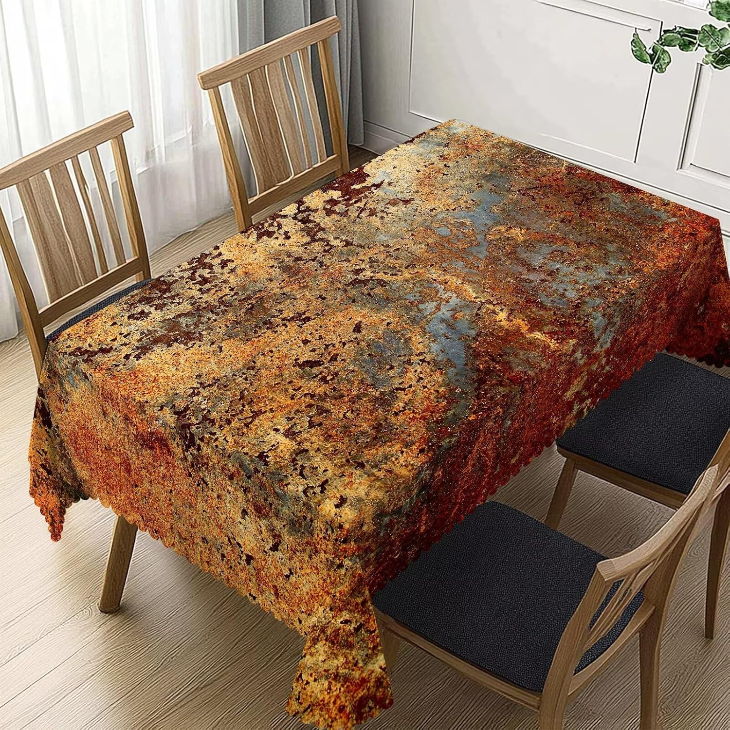 Industrial Brown Rust Metal Ta - Home Textile Industry reseña y precio