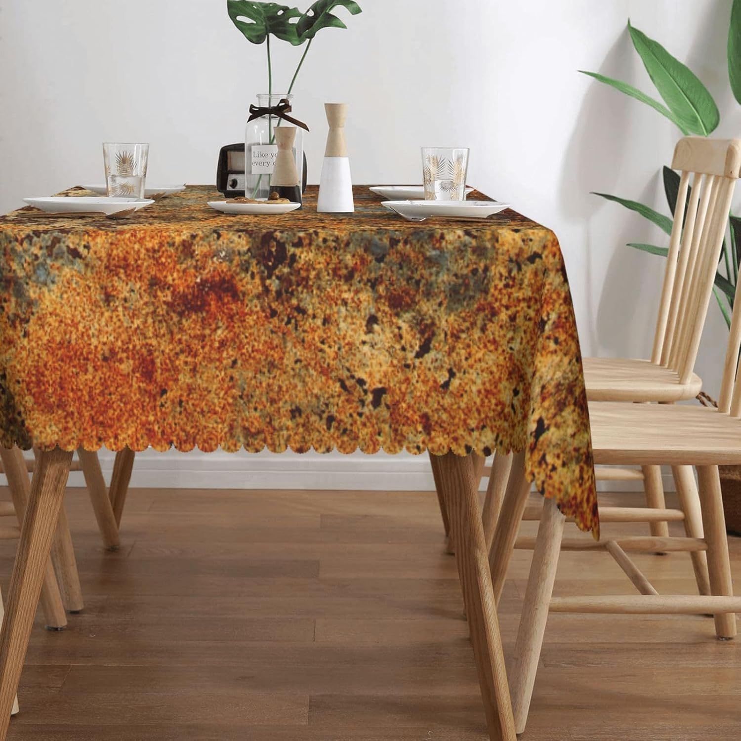Industrial Brown Rust Metal Ta - Home Textile Industry reseña y precio