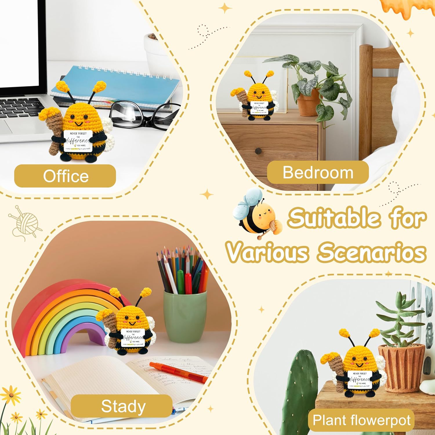 Funny Crochet Positive Energy  - Home Textiles Europe reseña y precio