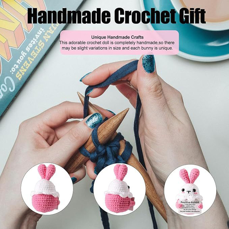 Crochet Rabbit Doll Ornament H - Home Textiles Europe reseña y precio