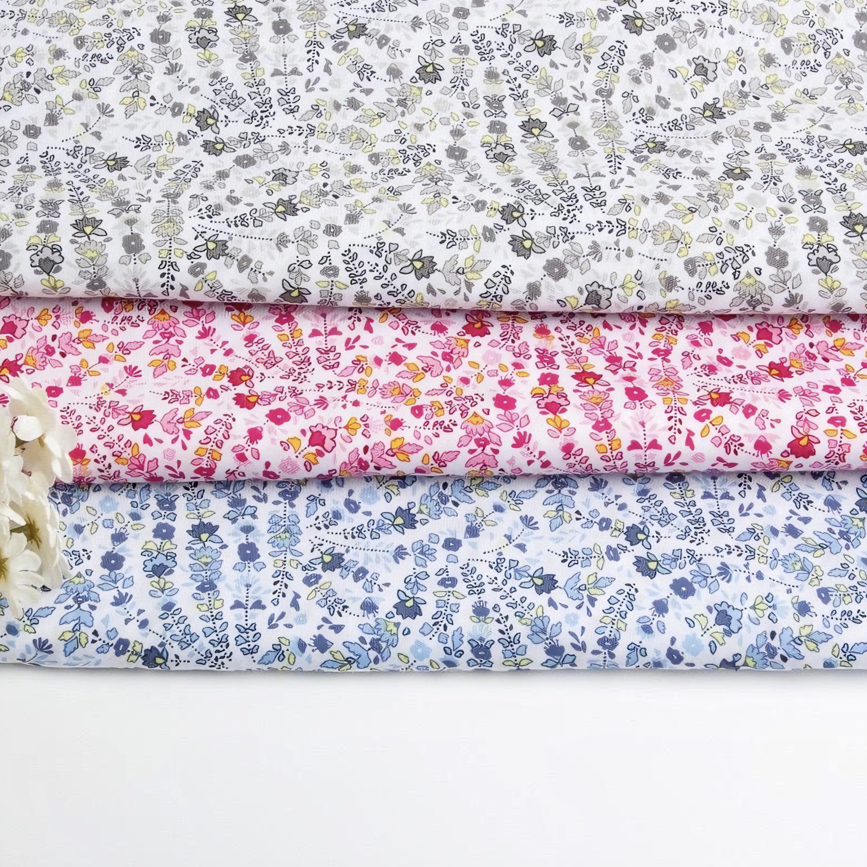 Vintage Floral Printed Fabric  - Vintage Home Textiles reseña y precio