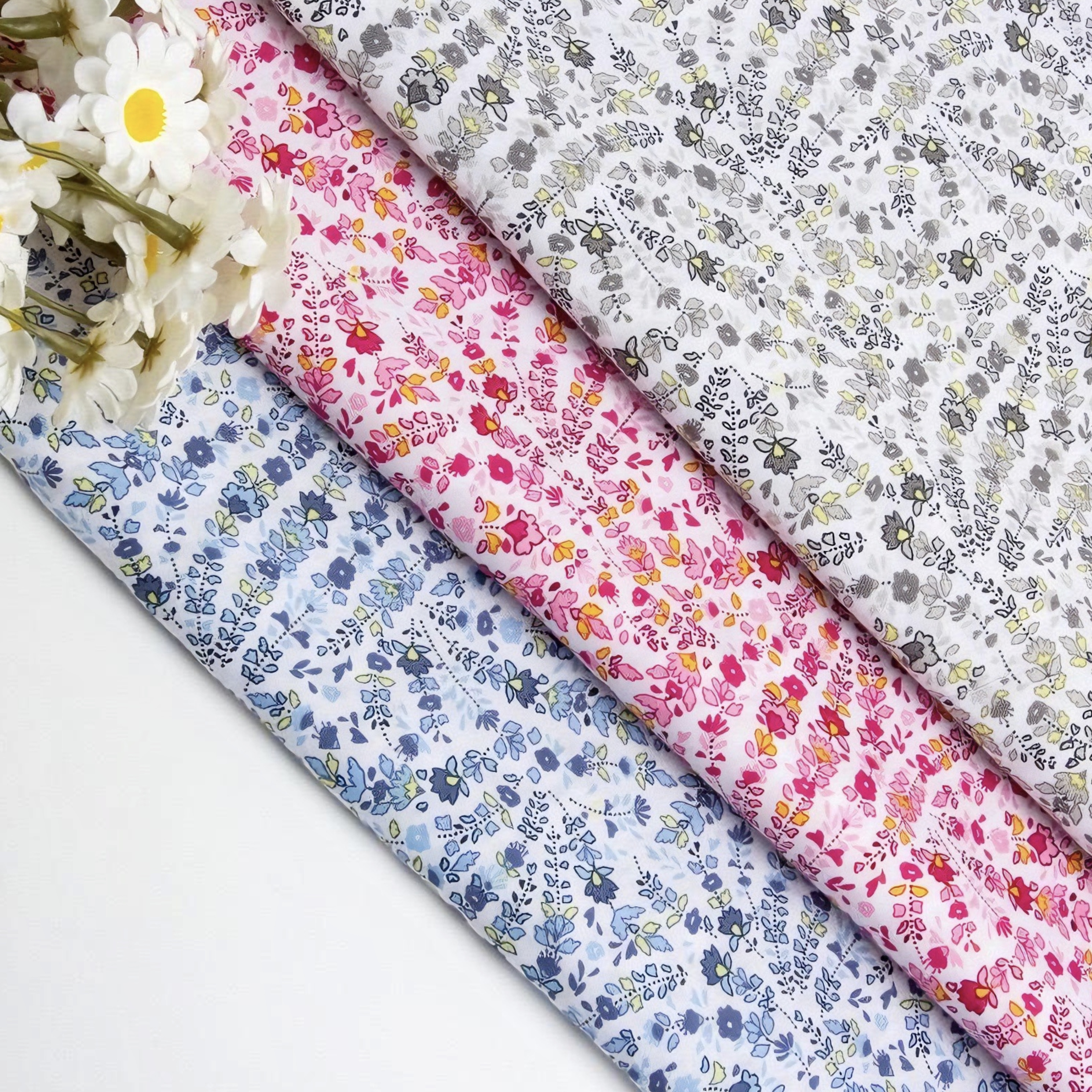 Vintage Floral Printed Fabric  - Vintage Home Textiles reseña y precio